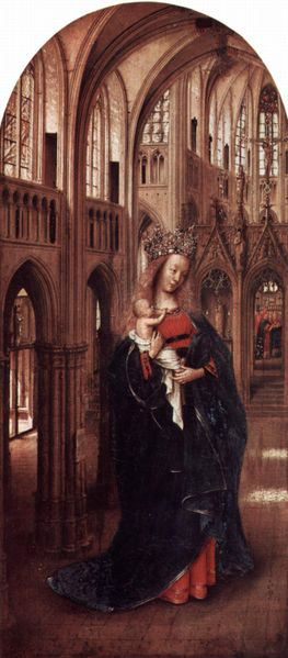 Jan Van Eyck Die Muttergottes in der Kirche